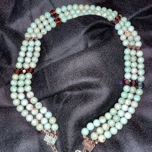 Beautiful turquoise beads hand made necklace